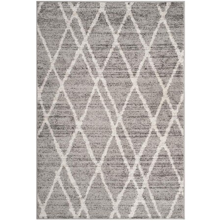 Safavieh 10 x 14 ft. Adirondack 128B Power Loomed Rectangle Area Rug Ivory & Silver ADR128B-10